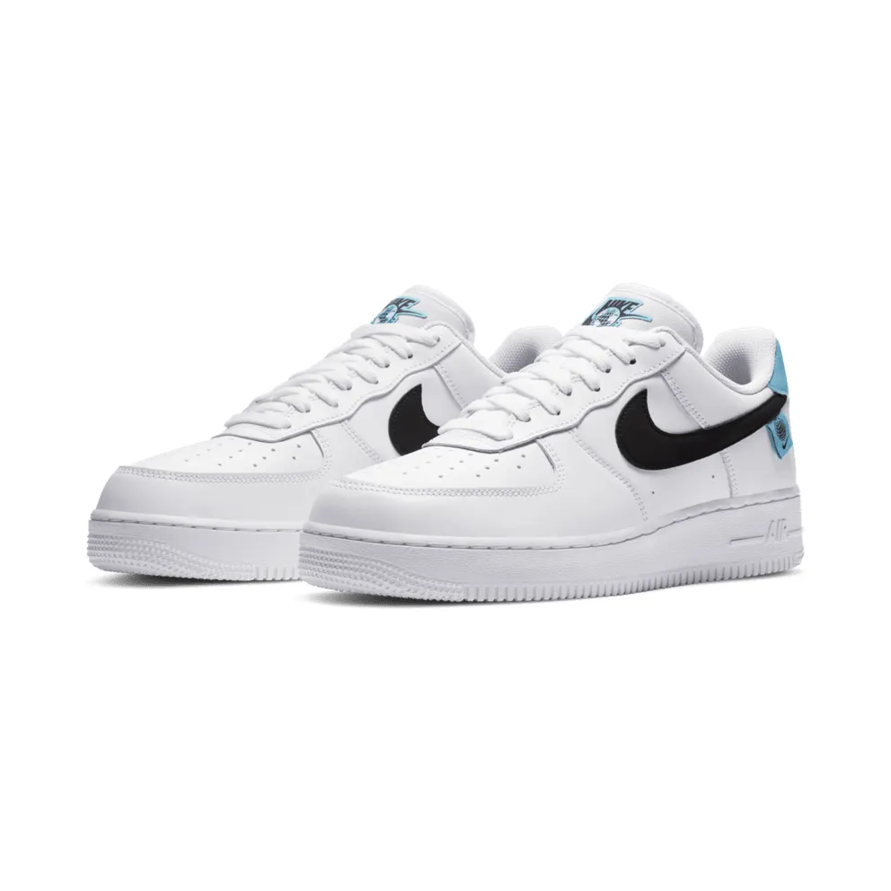 Nike Air Force 1 Low Worldwide White Blue Fury Black White/Blue Fury-Black (CK7648-100)