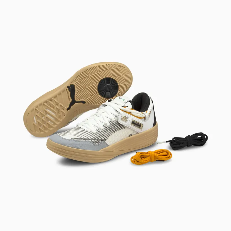 Puma x KUZMA Clyde All-Pro Basketball Shoes White/Beige (194835-01)