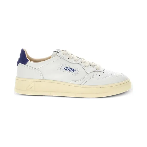 Autry Medalist low-top met geperforeerde details “White” (AULWBJ03)
