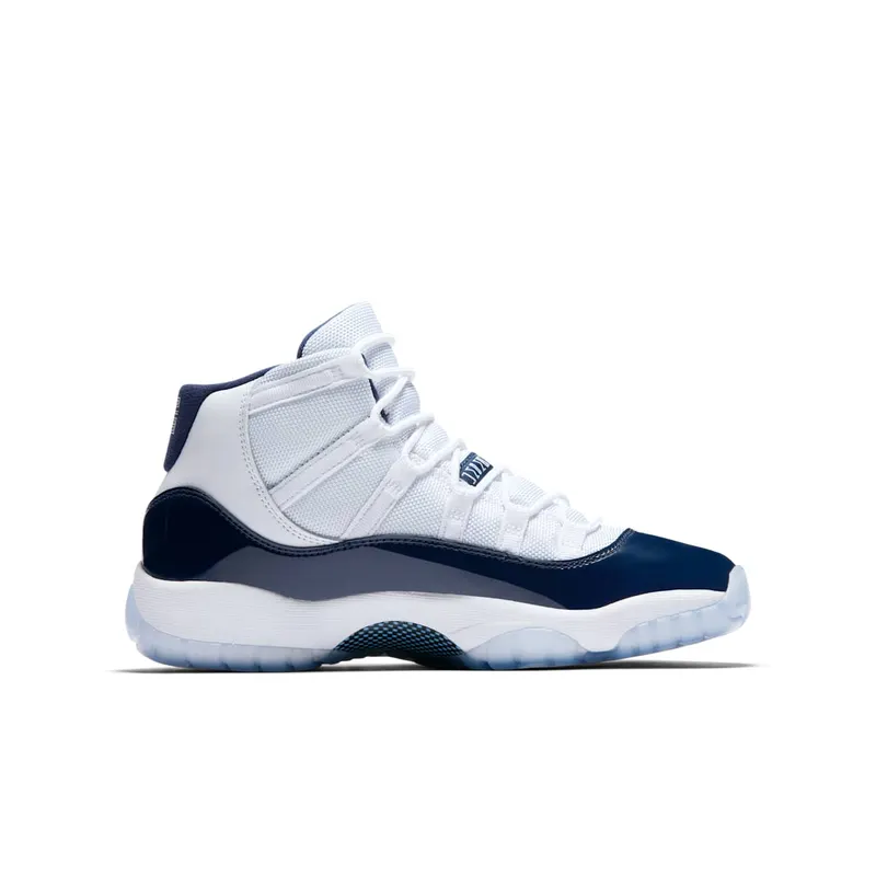 Jordan 11 Retro UNC Win Like 82 (GS) White/University Blue-Midnight Navy (378038-123)