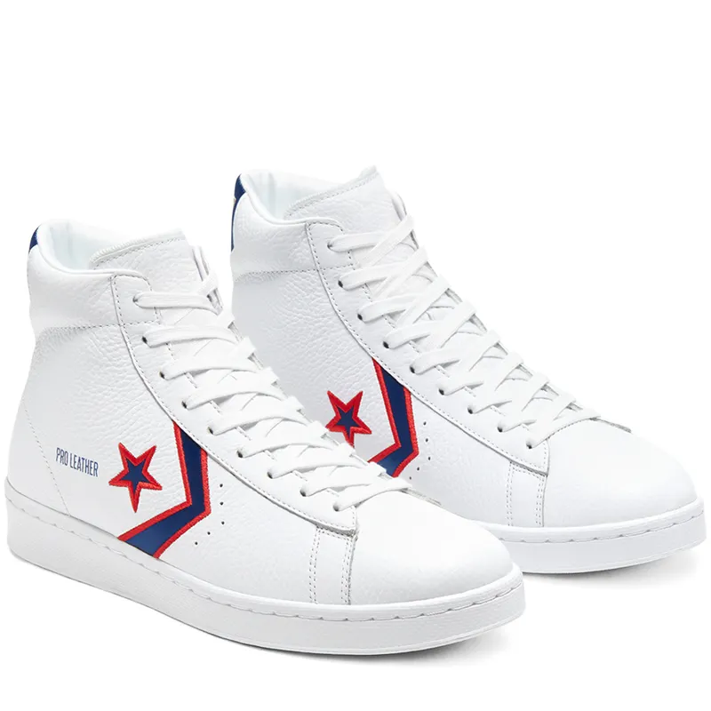 Converse Pro Leather Breaking Down Barriers Pistons White/Rush Blue (167058C)