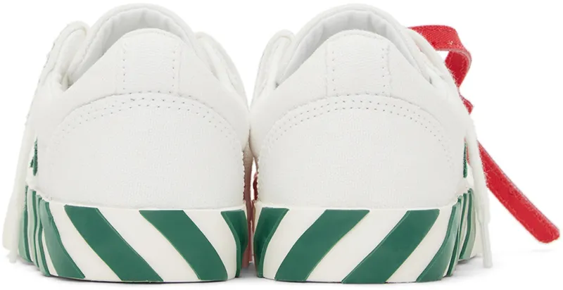 Off-White Kids White & Green Vulcanized (OBIA003S22FAB0010155)