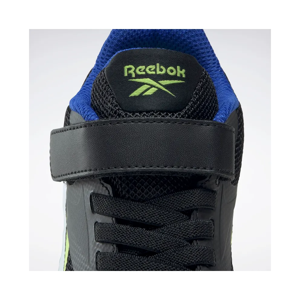 Reebok Rush Runner Alt Shoes Black / Yellow Flare / Court Blue