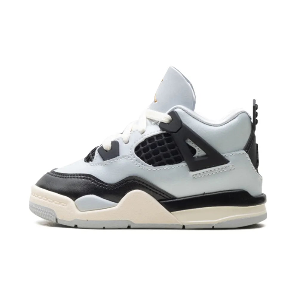 Jordan 4 RETRO TD “PURE PLATINUM/METALLIC GOLD-BLACK-SAIL” (FZ8584-070)