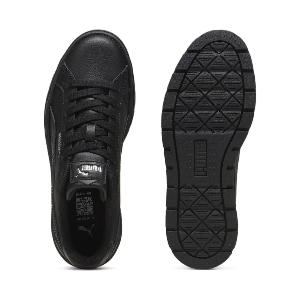Puma Karmen II Leather “Puma Black / Puma Black / Puma Silver” (397456_01)