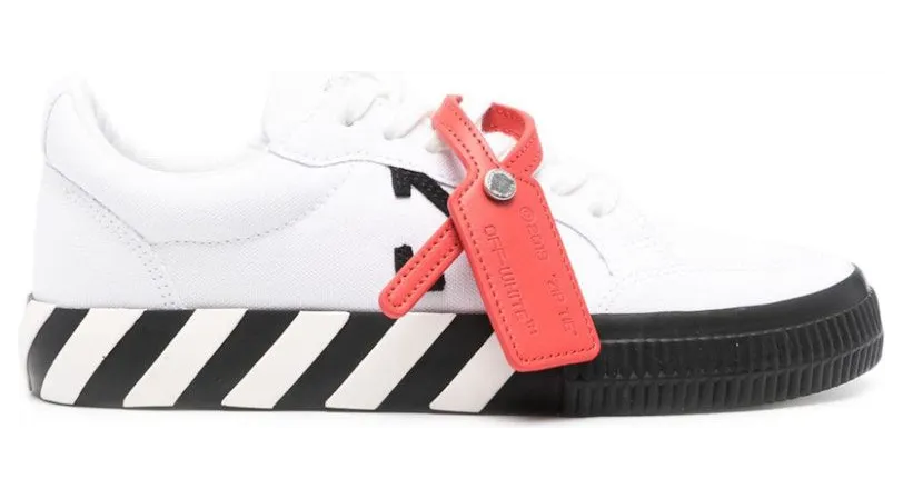 OFF-White Vulcanized Low Canvas White Black Ice (OWIA272C99FAB0050110)