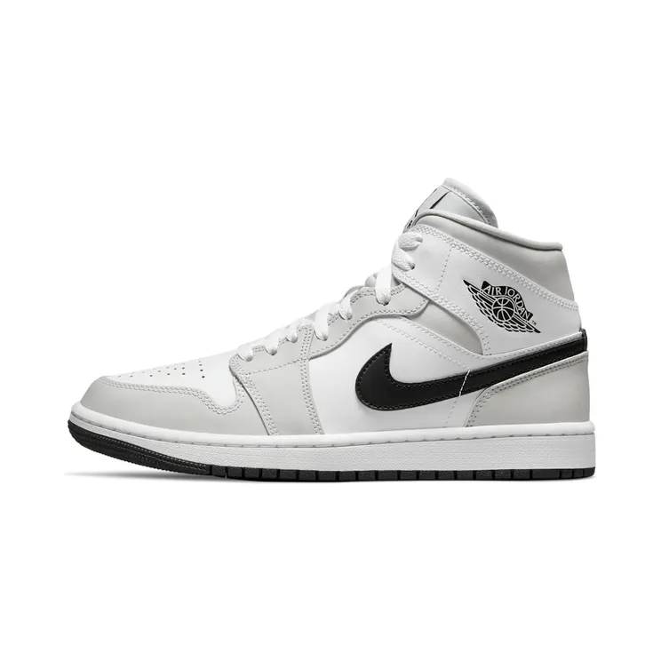 Air Jordan 1 Mid Light Smoke Grey – “White / Light Smoke Grey” (BQ6472-015)