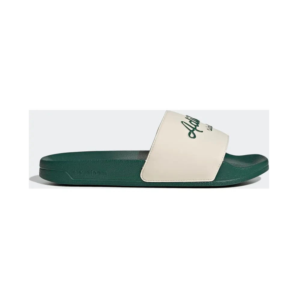 Adidas adilette Shower Badslippers Wonder White / Collegiate Green / Collegiate Green (GW8749)