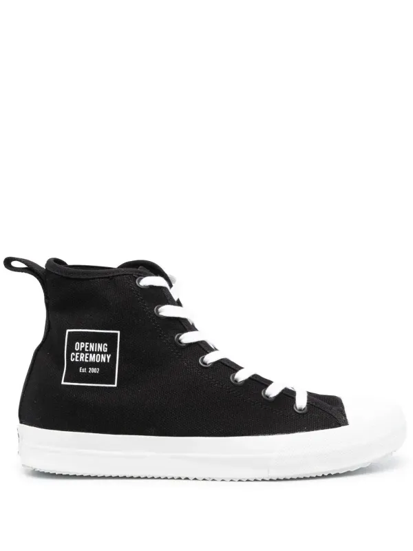Opening Ceremony High-Top-Sneakers mit Logo – Schwarz (YMIA009F22FAB0011001)