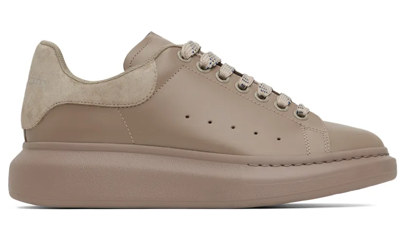 Alexander McQueen Taupe Oversized Sneakers (734216WHZNC)
