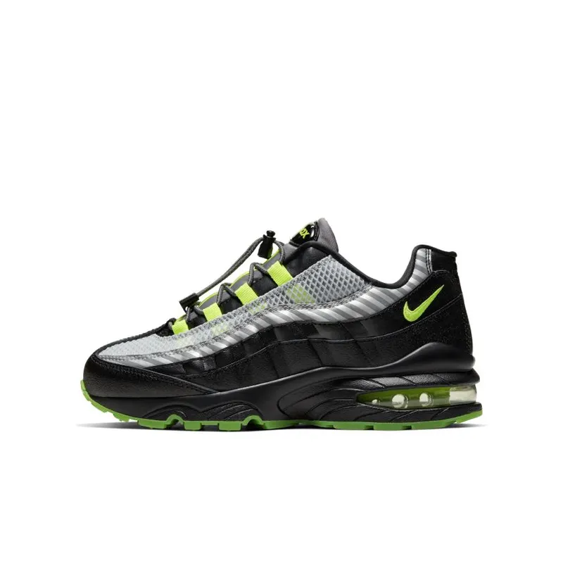 Nike Air Max 95 Black Gunsmoke Volt (GS) Black/Black/Gunsmoke (BQ4747-001)