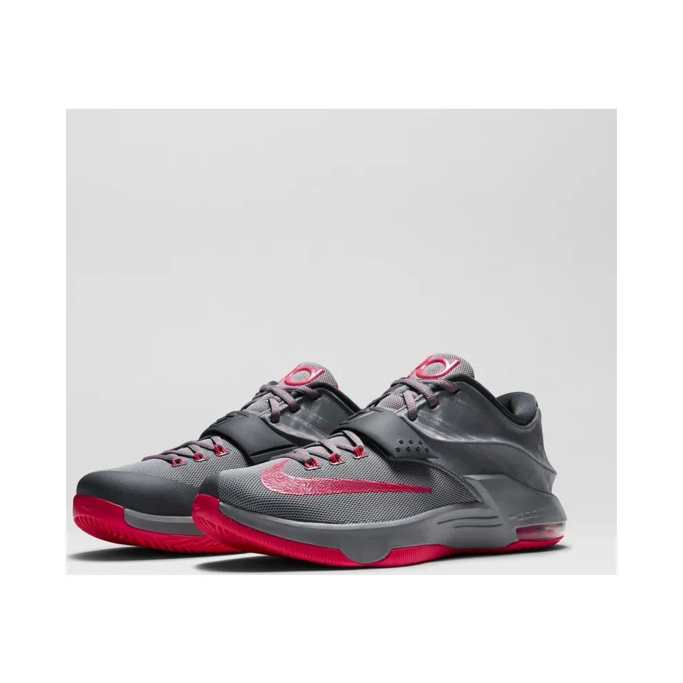 Nike KD 7 Calm Before the Storm Grey/Hyper Punch/Light Magnet Grey (653996-060)