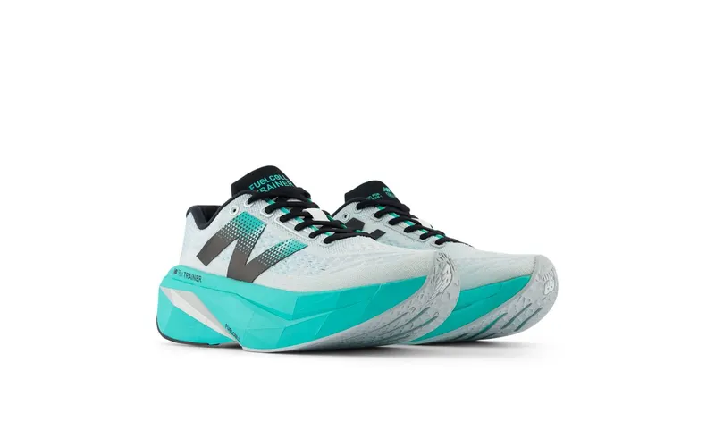 New Balance FuelCell SuperComp Trainer v3 White Cyber Jade Silver Metallic (WRCXLW4)