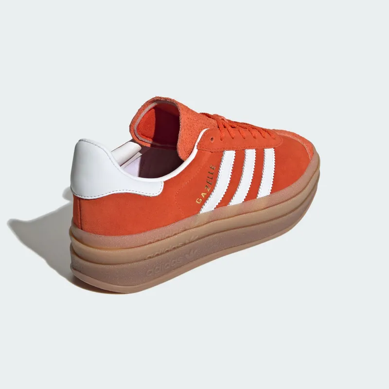 adidas Gazelle Collegiate Orange / Cloud White / Gold Metallic (IG8672)