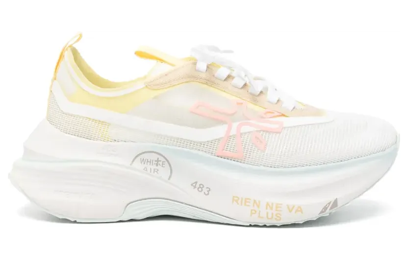 Premiata Hill 8272 sneakers met logo-patch – Wit