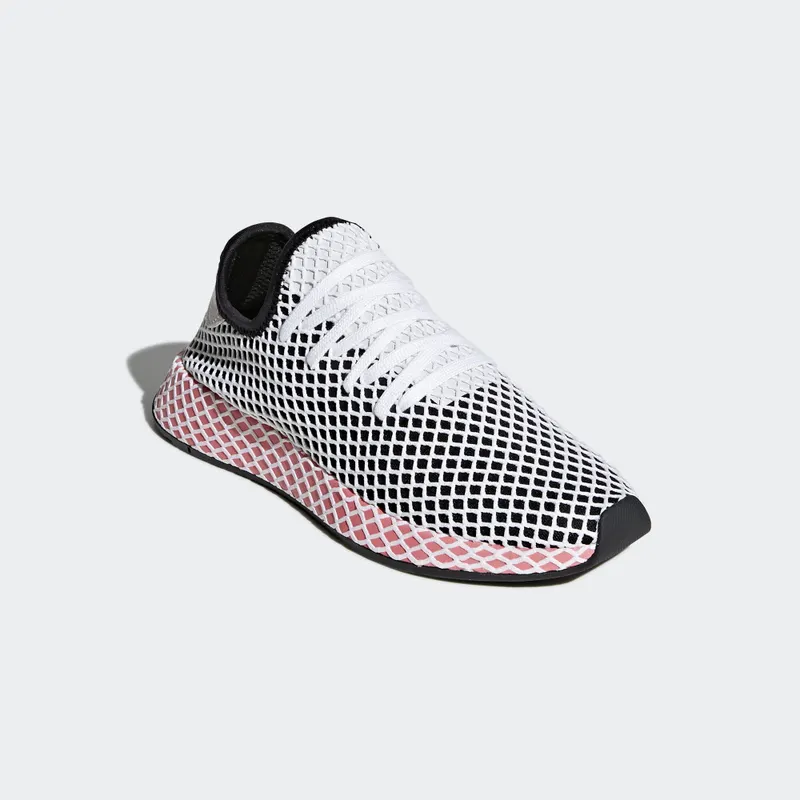 adidas Deerupt Core Black Chalk Pink (W) (CQ2909)