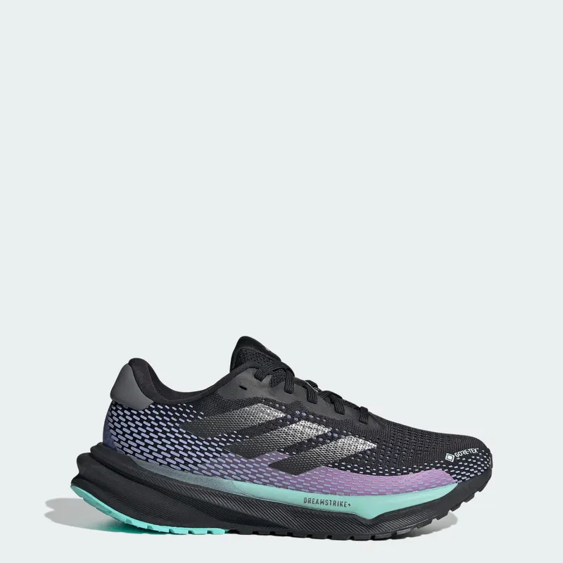 adidas Supernova Gore-Tex Core Black Iron Metallic Semi Flash Aqua (ID6305)