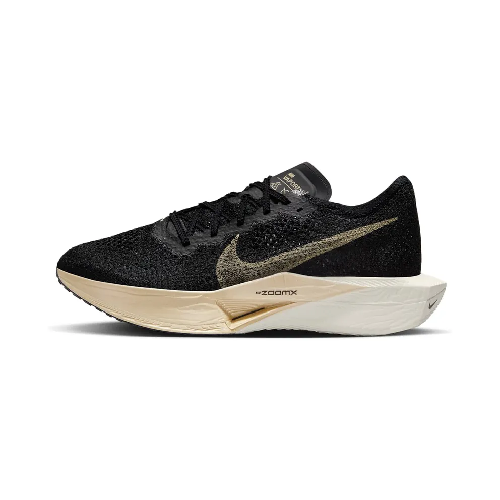 Nike ZoomX Vaporfly 3 “Black Metallic Gold Grain” (DV4129-001)