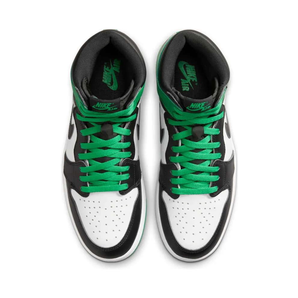 Air Jordan 1 Retro High OG Black/White/Lucky Green (DZ5485-031)