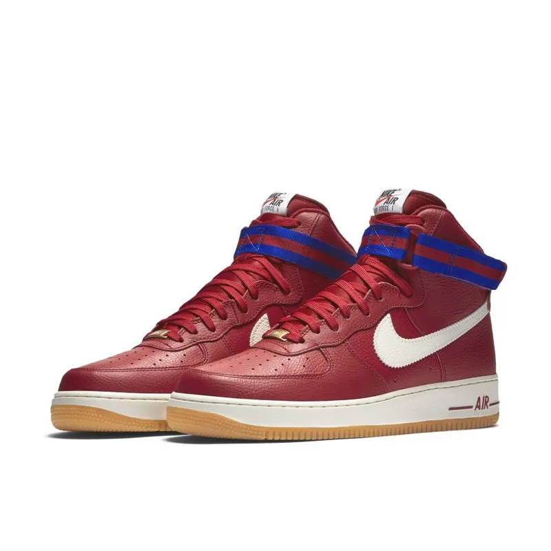 Nike Air Force 1 High ’07 Gym Red Deep Royal Blue Gum (315121-605)