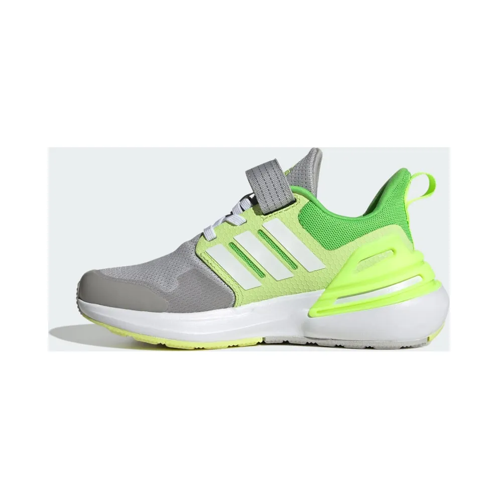 Adidas RapidaSport Bounce Elastic Lace Top Strap Grey Two / Cloud White / Pulse Lime (ID2383)