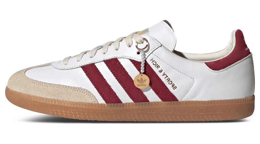 Adidas Samba OG Sporty & Rich White Collegiate Burgundy (IF5660)