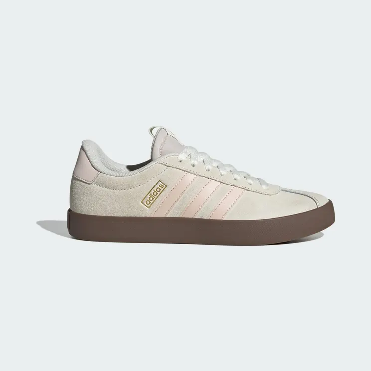 adidas VL Court 3.0 Off White Wonder Quartz Gold Metallic (JR0954)