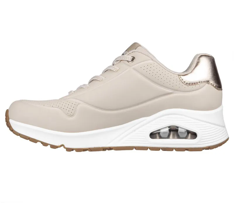 Skechers UNO – Shimmer Away Sneaker Natuurlijk