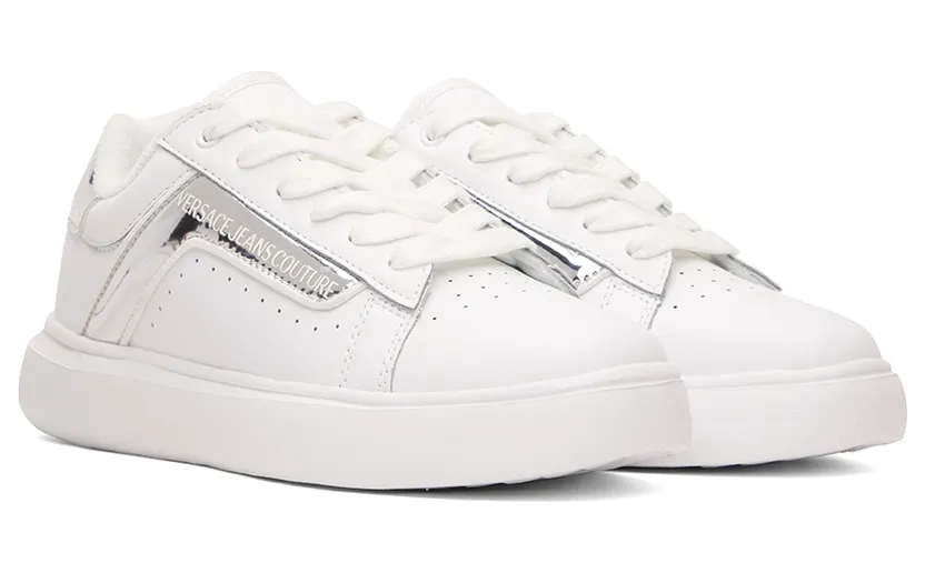 Versace Jeans Couture White Logo Sneakers (E73VA3SL3EZP130) (4)