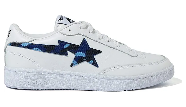 Reebok Club C 85 A Bathing Ape Multi-Color Camo (Q47363)