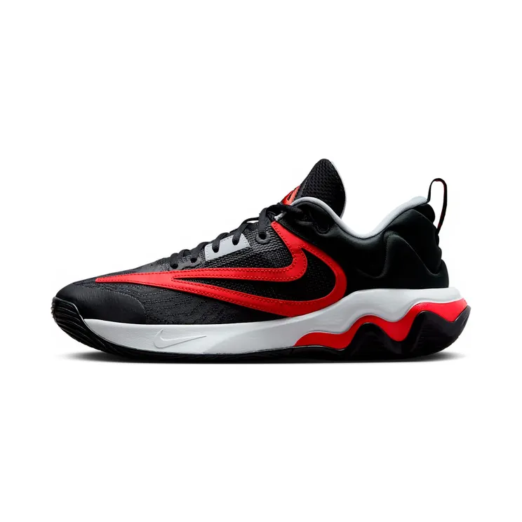 NIke Giannis Immortality 3 Double Trouble “Black / Pure Platinum / Wolf Grey / University Red” (DZ7533-004)