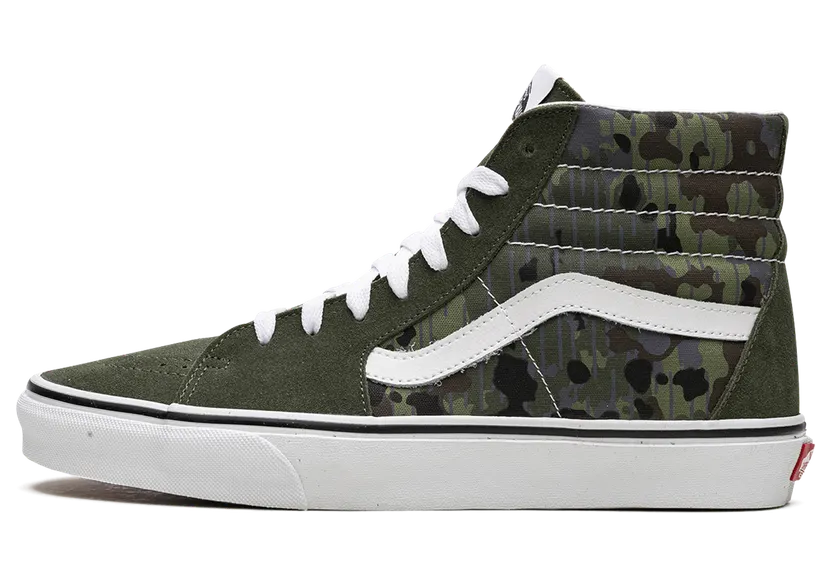 Vans SK8-Hi “Rain Camo Green” (VN0007NSBGK)