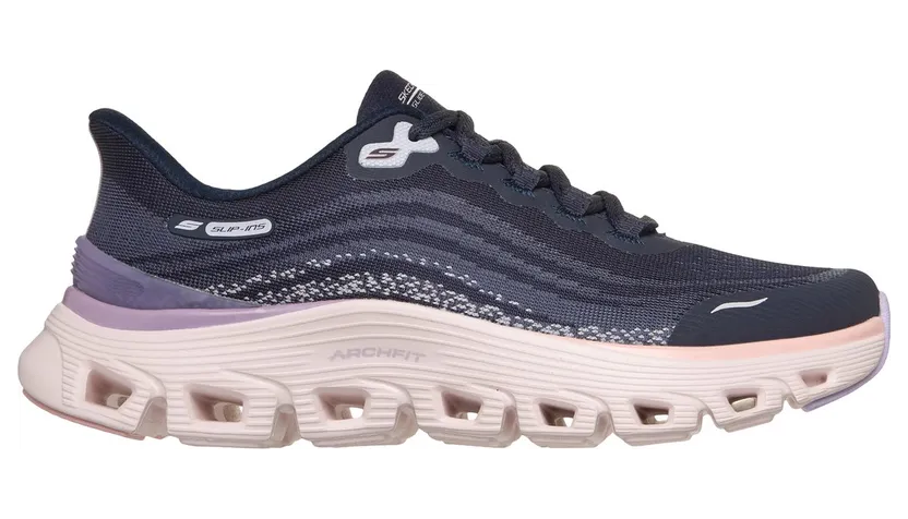 Skechers Slip-ins: Arch Fit Glide-Step Wave Sneaker Marine