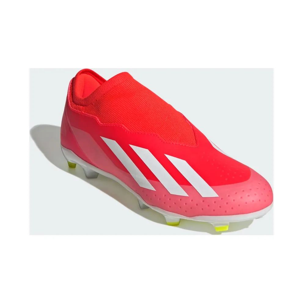 adidas Crazyfast League Laceless FG Solar Red Cloud White Team Solar Yellow (IG0623)