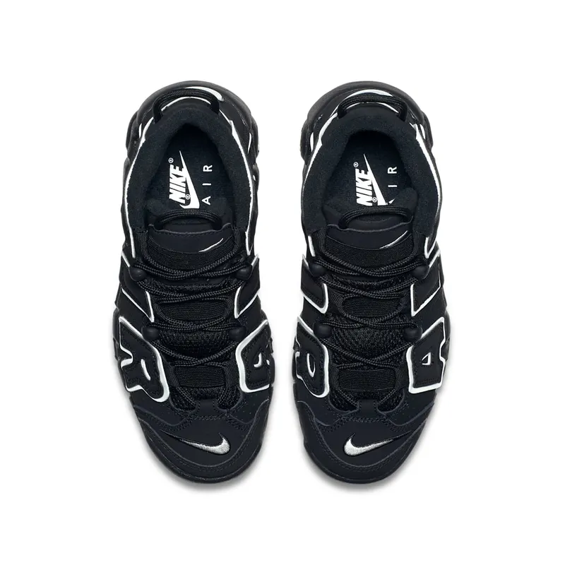 Nike Air More Uptempo Black White 2016 (GS) Black/White (415082-002)