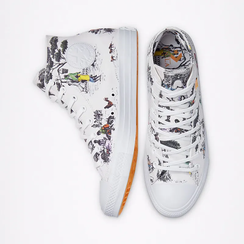 Converse Chuck Taylor All-Star Hi Union White White/Multi-White (169115C)