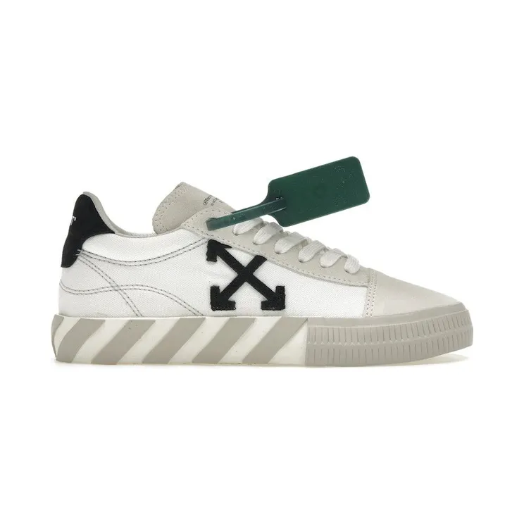 OFF-WHITE Vulc Low White Beige Black (OWIA178S22LEA0010110)