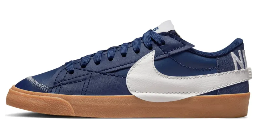 Nike Blazer Low 77 Jumbo WNTR Midnight Navy Gum (DR9865-400)