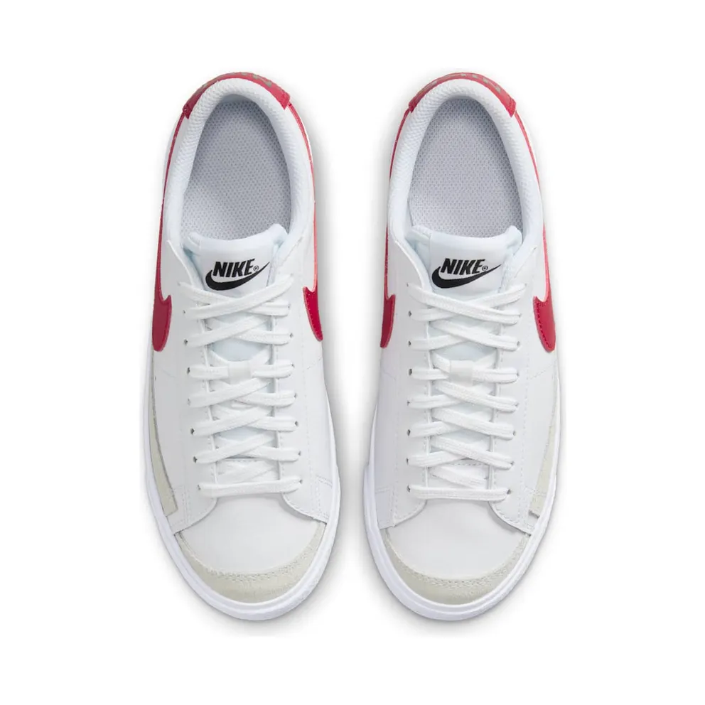 Nike Blazer Low ’77 GS “White Black Gym Red” (DA4074-126)