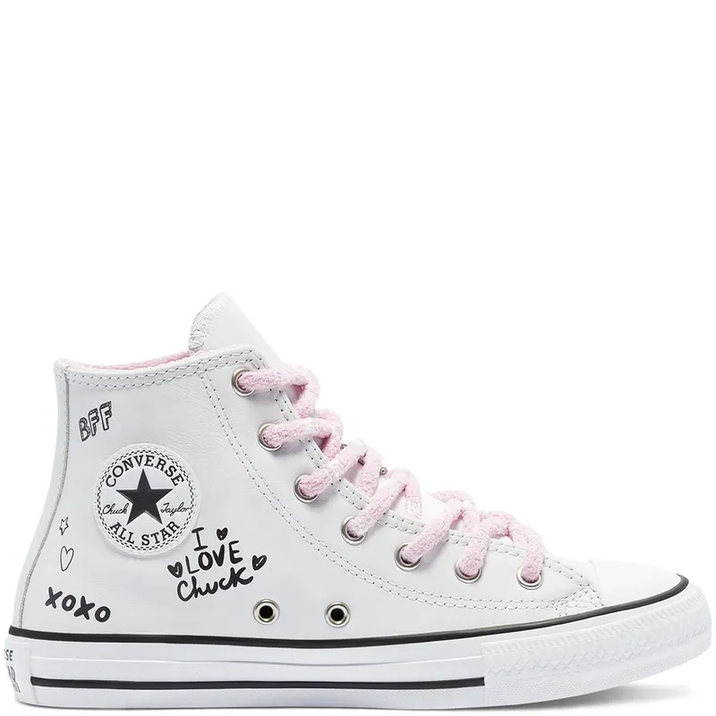 Converse Older Kids’ Notes from BFF Chuck Taylor All Star High Top (669725C)