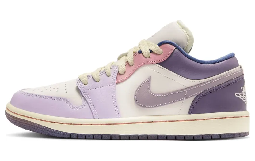 Air Jordan 1 Low Pastel “Light Soft Pink / Coconut Milk / Violet Frost / Plum Fog” (DZ2768-651)