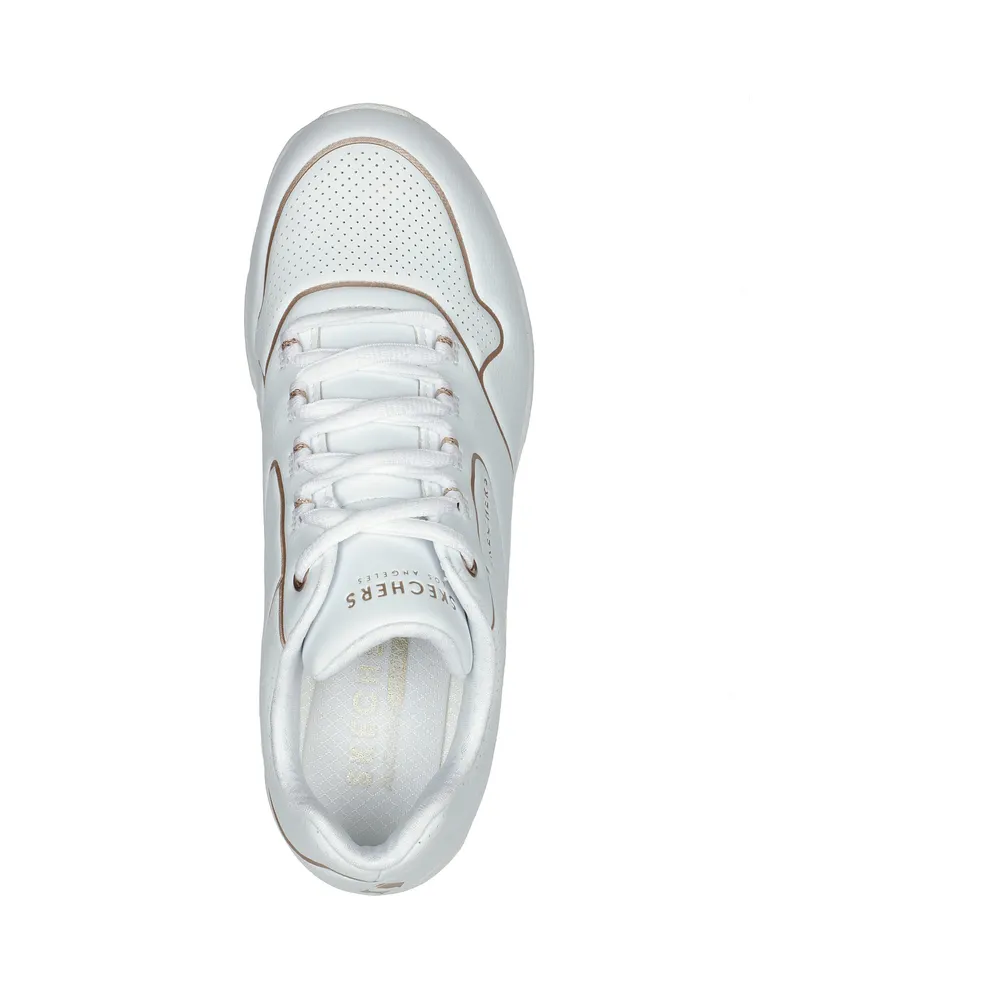 Skechers Uno 2 Golden Trim “White / Gold (155637 Wtgd)” (155637WTGD)