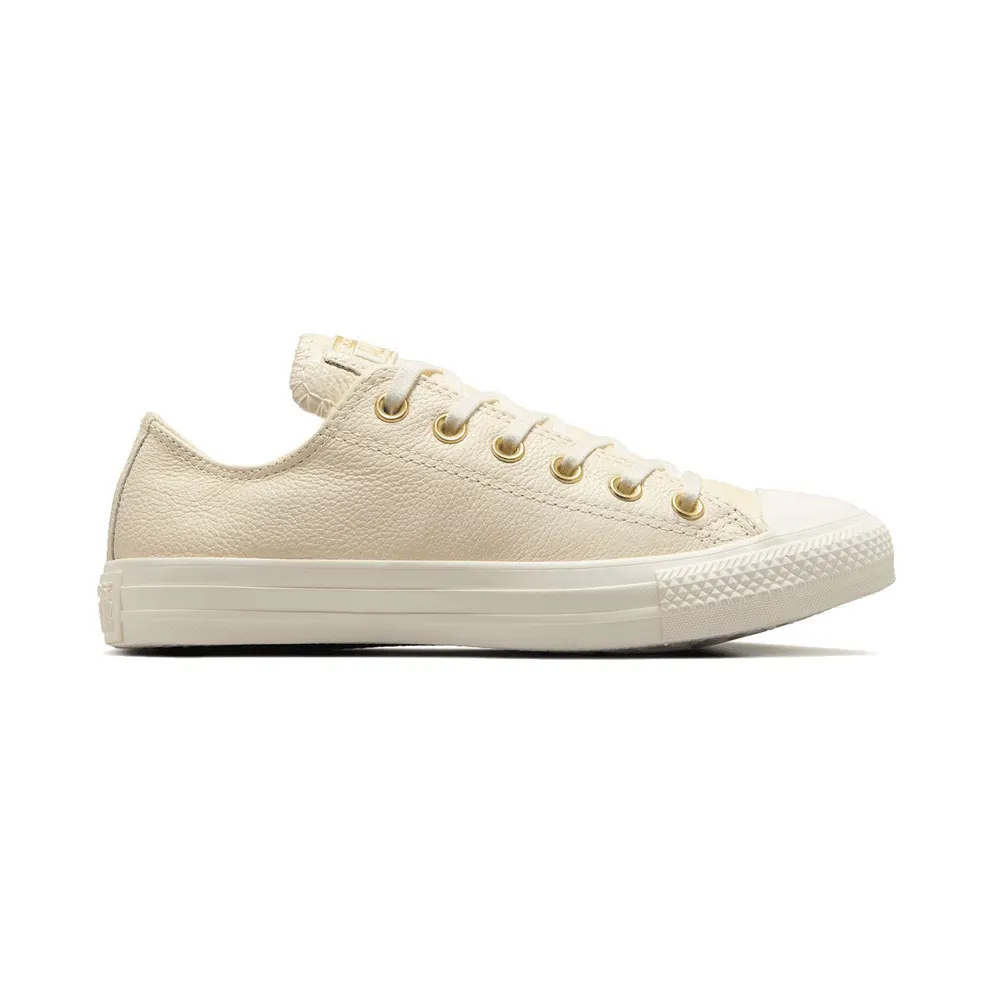 Converse Chuck Taylor All Star Mono Leather Egret/Egret/Gold (A13814C)