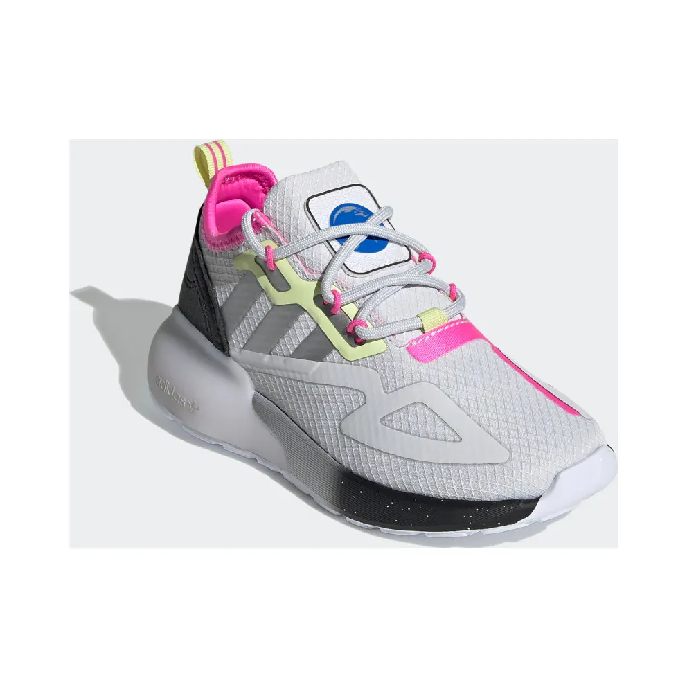 adidas ZX 2K Dash Grey / Silver Metallic / Yellow Tint (H69033)