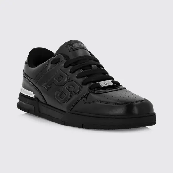 Plein Sport Andrika Leather Sneakers Black (FAESUSC0798SLE004N0202)