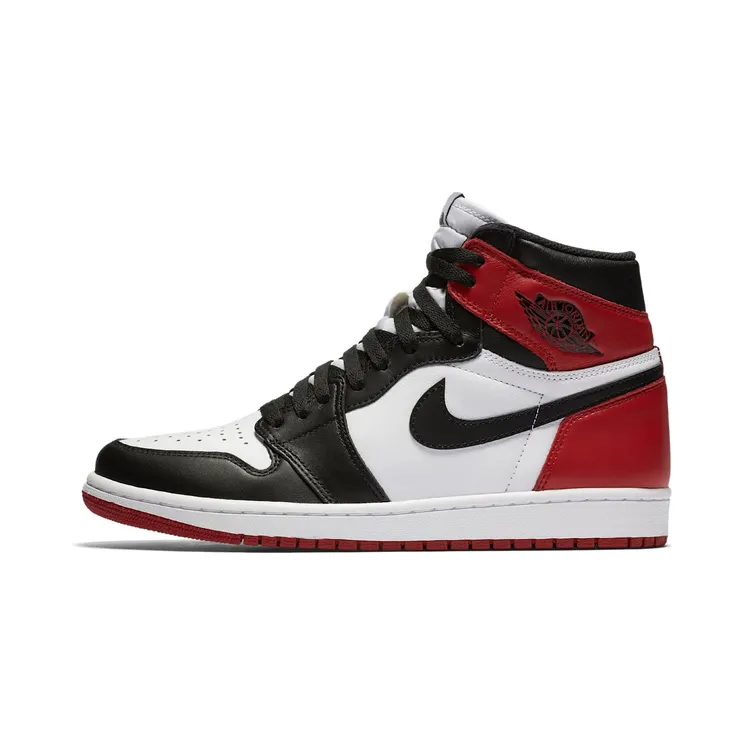 Air Jordan 1 Retro High OG Black Toe “White / Varsity Red / Black” (555088-125)