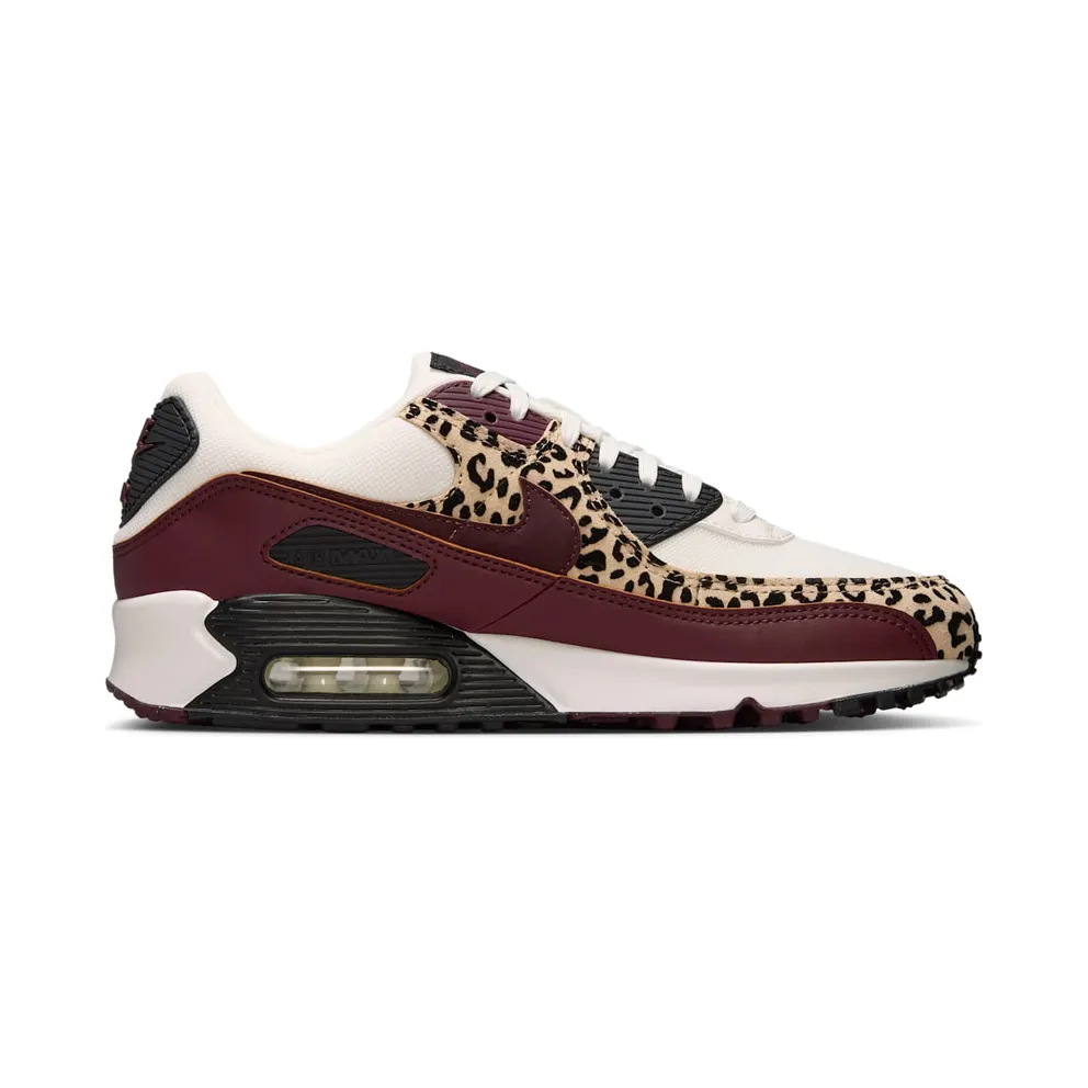 Nike Air Max 90 “Leopard – Burgundy” (IF1619-102)