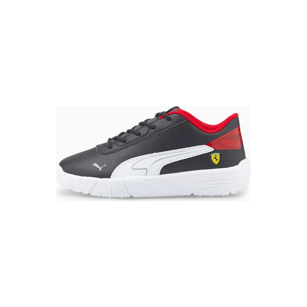 Puma Scuderia Ferrari Drift Cat Delta Motorsport Shoes Kids White/Black (306897-04)