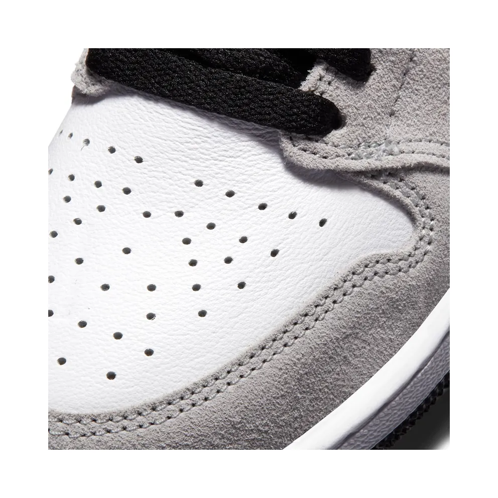 Jordan 1 Retro High Light Smoke Grey (GS) White/Black-Light Smoke Grey-Varsity Red (575441-126)