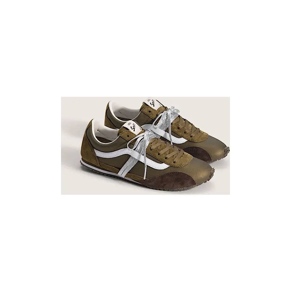 Vans Premium Super Lowpro Trainer “Olive Green White” (VN000EHQOLV)